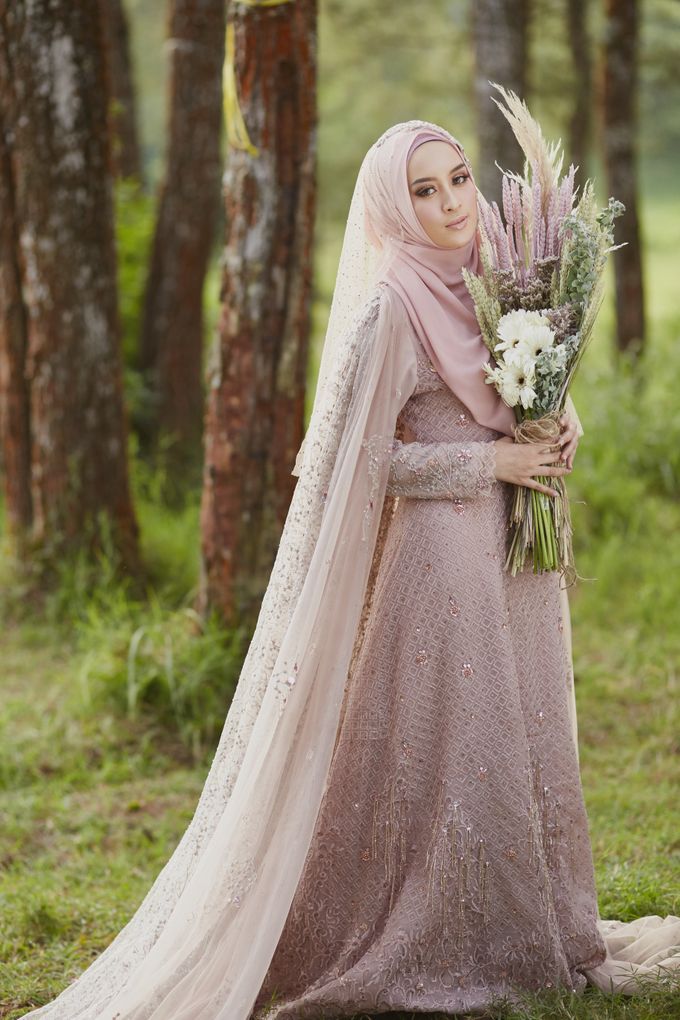 Resepsi Hijrah Series Busana Syari by LAKSMI - Kebaya Muslimah & Islamic Bride - 004