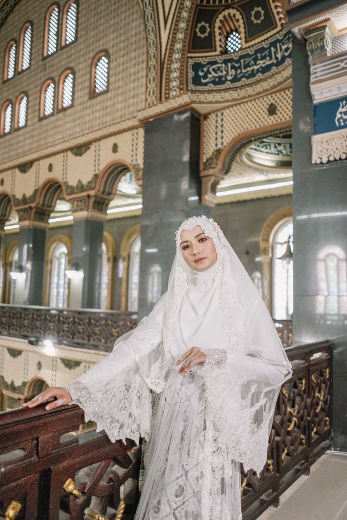 Dress Kebaya Akad Gamis Ottoman Series by LAKSMI - Kebaya Muslimah & Islamic Bride - 008 Dress Kebaya Akad Gamis Ottoman Series by LAKSMI - Kebaya Muslimah & Islamic Bride - 008