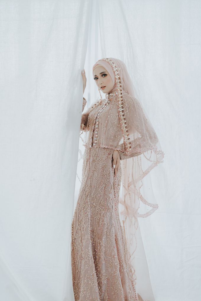 Photoshoot Dusty Pink Rainy by LAKSMI - Kebaya Muslimah & Islamic Bride - 003