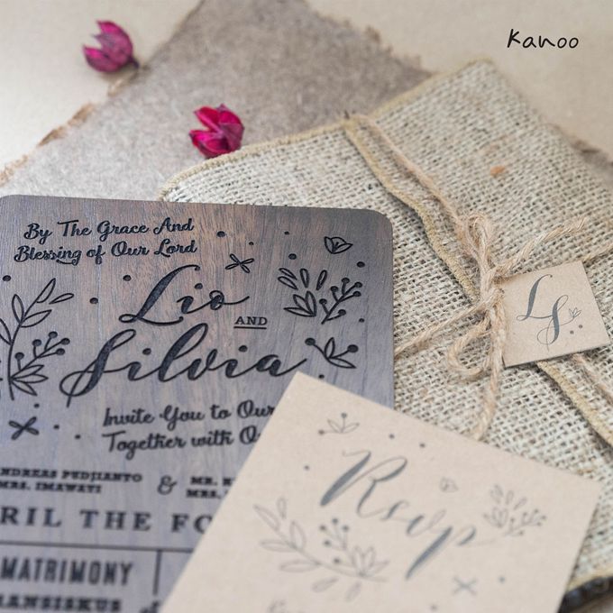 Wedding Invitation - Wood in Summer by Kanoo Paper & Gift - 004 Wedding Invitation - Wood in Summer by Kanoo Paper & Gift - 004
