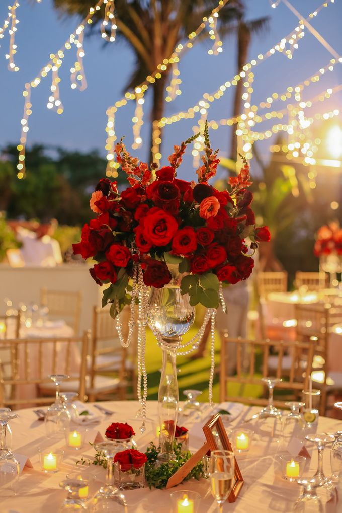 Sexy Red & Glam Deco by Louloudi Wedding & Events Stylist - 015 Sexy Red & Glam Deco by Louloudi Wedding & Events Stylist - 015