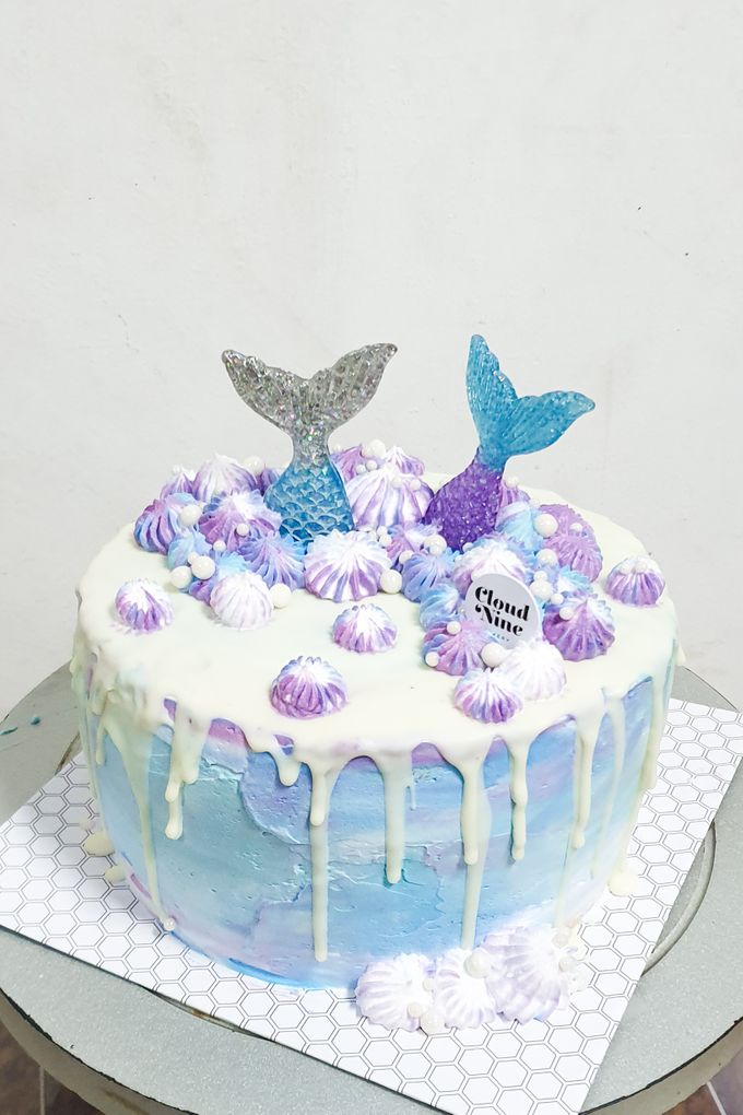 Mermaid Cake for Birthday Cake by Cloud Nine Cakery - 003 Mermaid Cake for Birthday Cake by Cloud Nine Cakery - 003