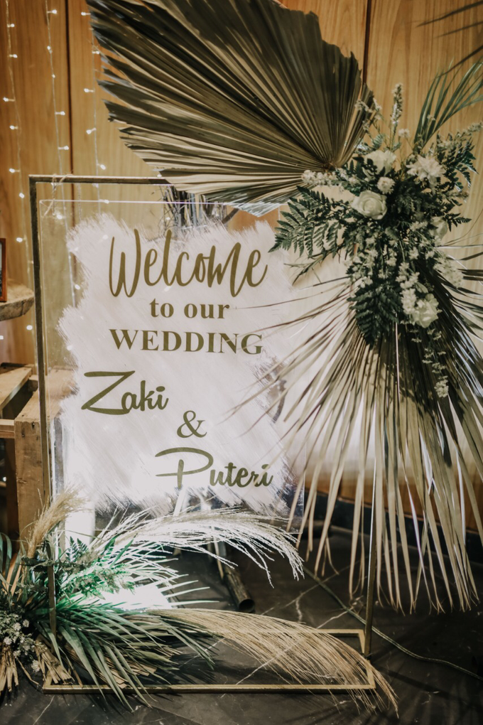 Puteri & Zaki Wedding Akad And Reception by AVIARY Bintaro - 026