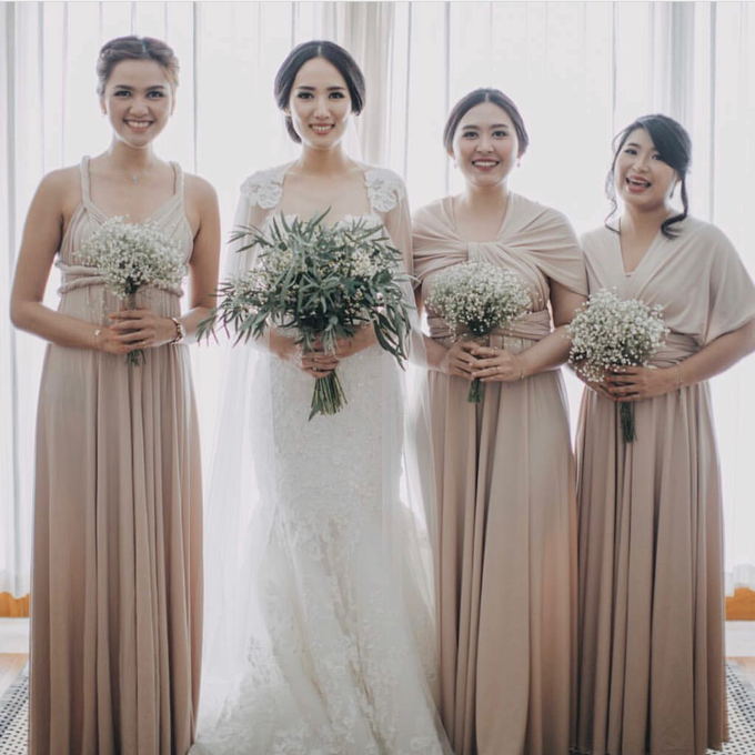 Daniel & Raissa • Soft Cream  by MALVA Bridesmaids - 003