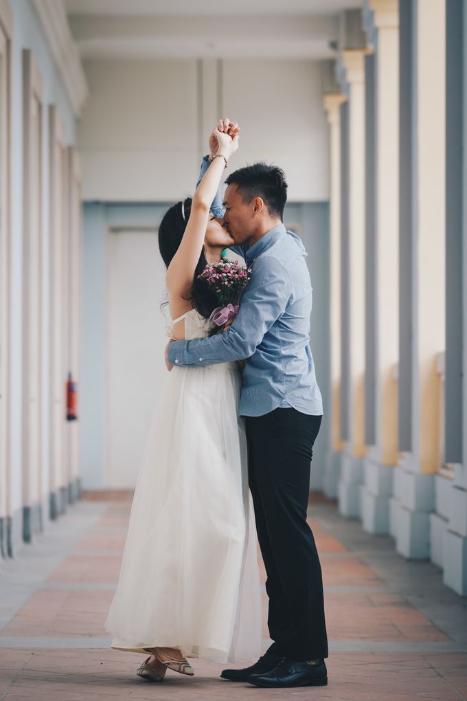 Marcus & Pei Yi Local Pre-Wedding Photoshoot by Hotel Fort Canning - 017