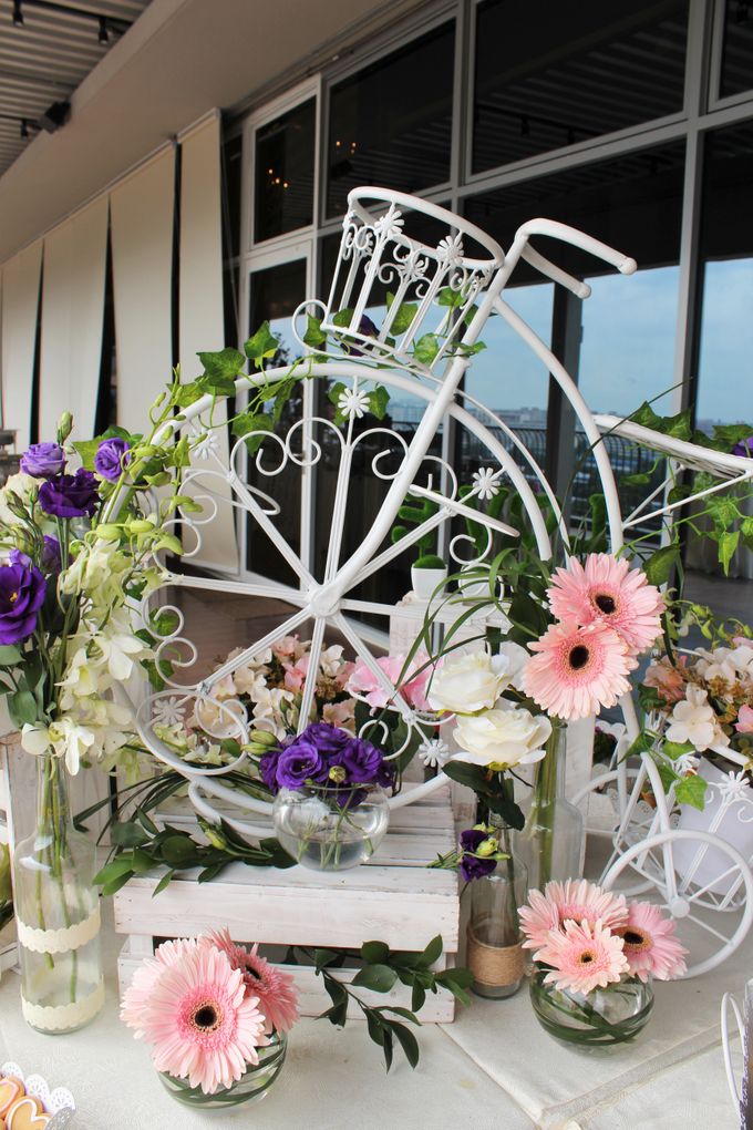 Rustic Wedding Dessert Table by Manna Pot Catering - 001