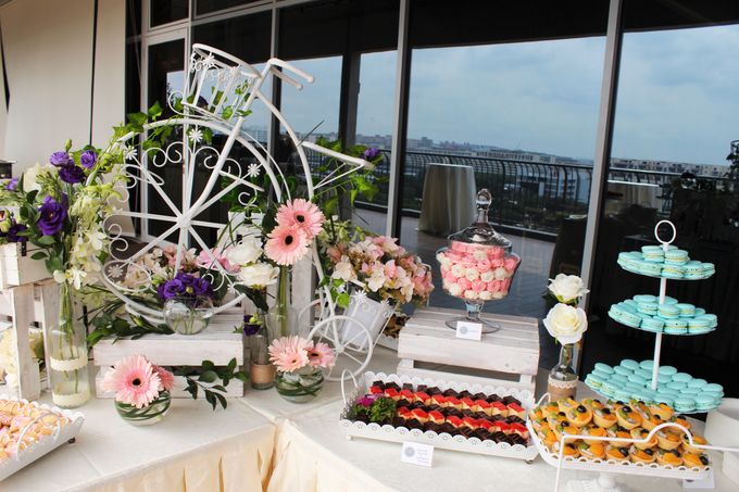 Rustic Wedding Dessert Table by Manna Pot Catering - 009