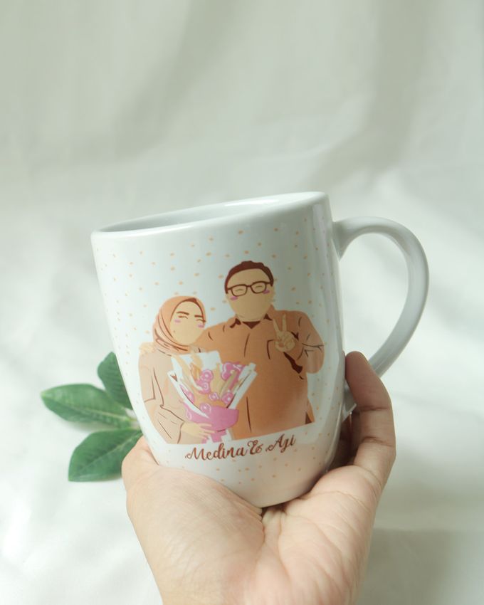 Souvenir Mug Corning by Mug-App Wedding Souvenir - 003 Souvenir Mug Corning by Mug-App Wedding Souvenir - 003