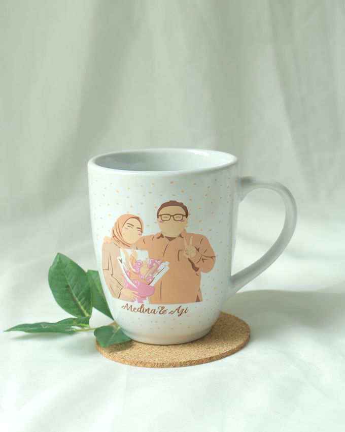 Souvenir Mug Corning by Mug-App Wedding Souvenir - 004 Souvenir Mug Corning by Mug-App Wedding Souvenir - 004