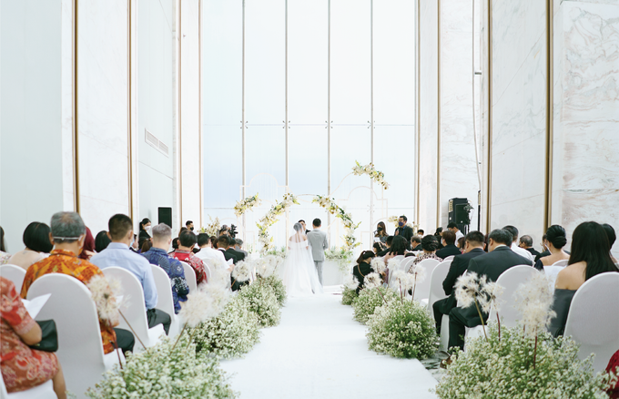Michael & Melissa Wedding Decoration at Intercontinental Diamond by Everglow Pagar Ayu - 011 Michael & Melissa Wedding Decoration at Intercontinental Diamond by Everglow Pagar Ayu - 011