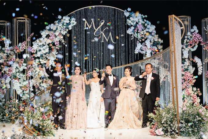 Michael & Melissa Wedding Decoration at Intercontinental Diamond by Everglow Pagar Ayu - 033