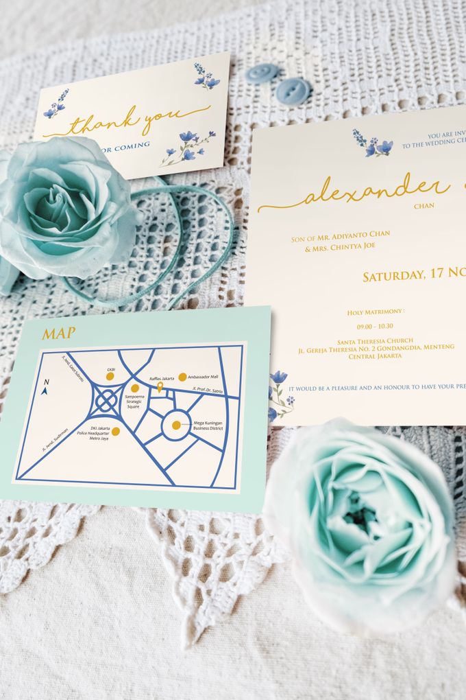 Alexander & Valerie by Petite Chérie Invitation - 001