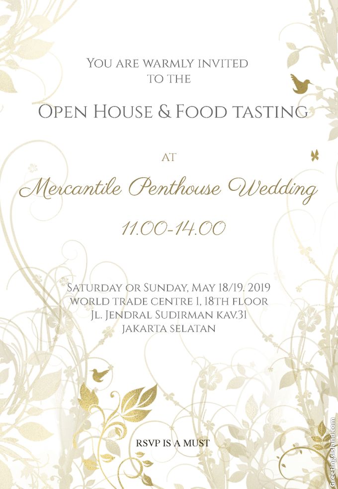 Open House & Food Tasting by MERCANTILE PENTHOUSE WEDDING - 001 Open House & Food Tasting by MERCANTILE PENTHOUSE WEDDING - 001