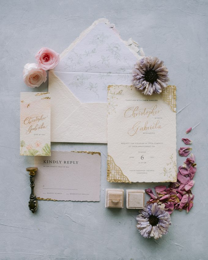 Sangjit Invitation Suite for C G by Lovebirdstories Bridestory com Sangjit Invitation Suite for C G by Lovebirdstories Bridestory com