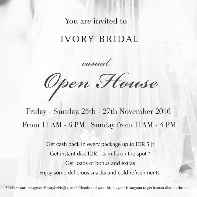Open House by Ivory Bridal - 001 Open House by Ivory Bridal - 001