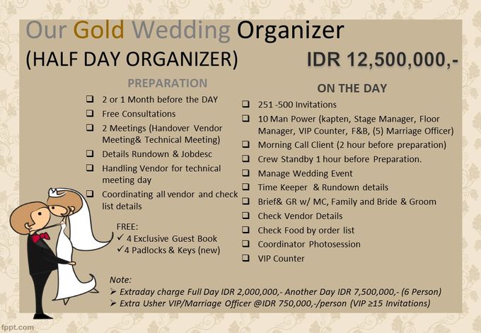 Pricelist The Organizer 2020 by Our Wedding & Event Organizer - 003 Pricelist The Organizer 2020 by Our Wedding & Event Organizer - 003