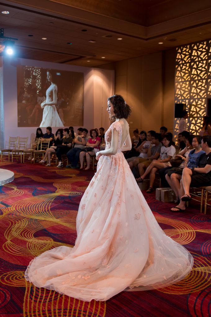 Bridal Gown Fashion Show At Mandarin Orchard Singapore by La Belle Couture Weddings Pte Ltd - 024