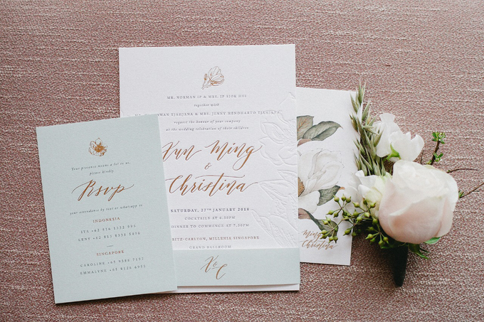 Magnolia by Pensée invitation & stationery - 002 Magnolia by Pensée invitation & stationery - 002