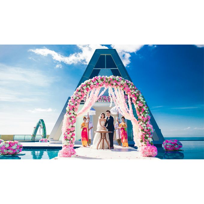 Simple Wedding In Sky Chapel by Double Happiness Wedding Organizer - 001 Simple Wedding In Sky Chapel by Double Happiness Wedding Organizer - 001