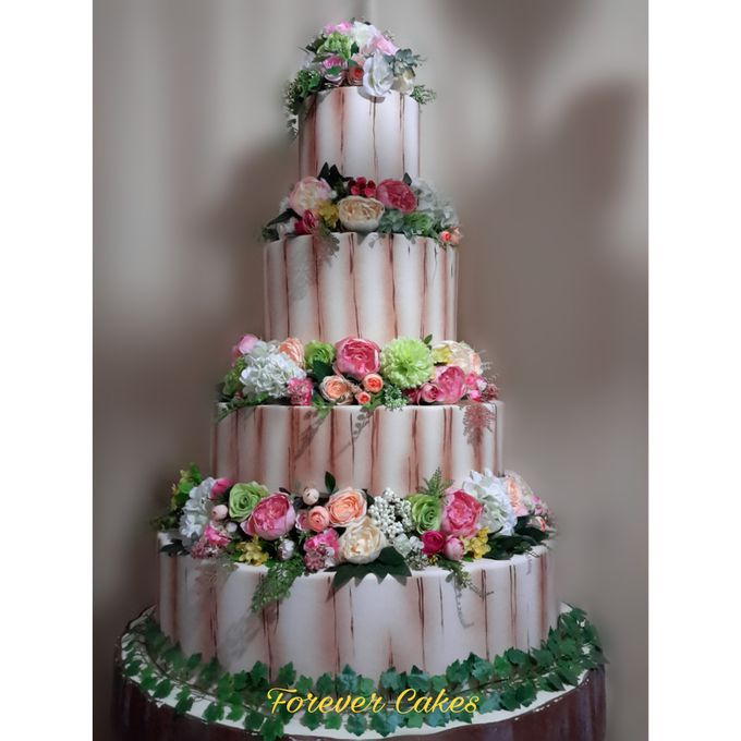 Rustic Wedding Cake by FOREVER CAKE - 002 Rustic Wedding Cake by FOREVER CAKE - 002