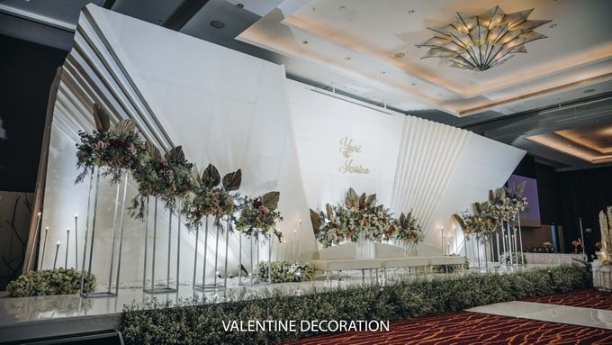 Yuri & Jessica Wedding Decoration at Hilton Ballroom by Valentine Wedding Decoration - 012