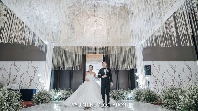 Yuri & Jessica Wedding Decoration at Hilton Ballroom by TOM PHOTOGRAPHY - 015