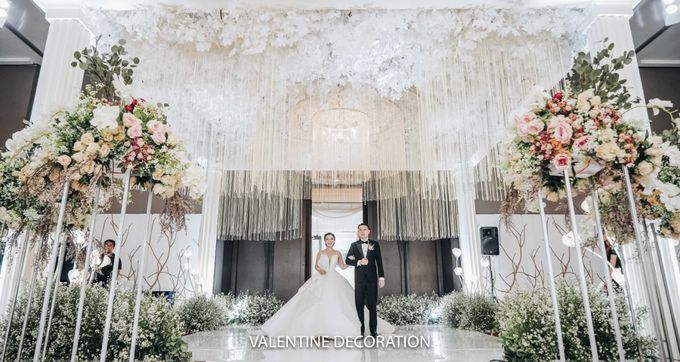 Yuri & Jessica Wedding Decoration at Hilton Ballroom by TOM PHOTOGRAPHY - 016