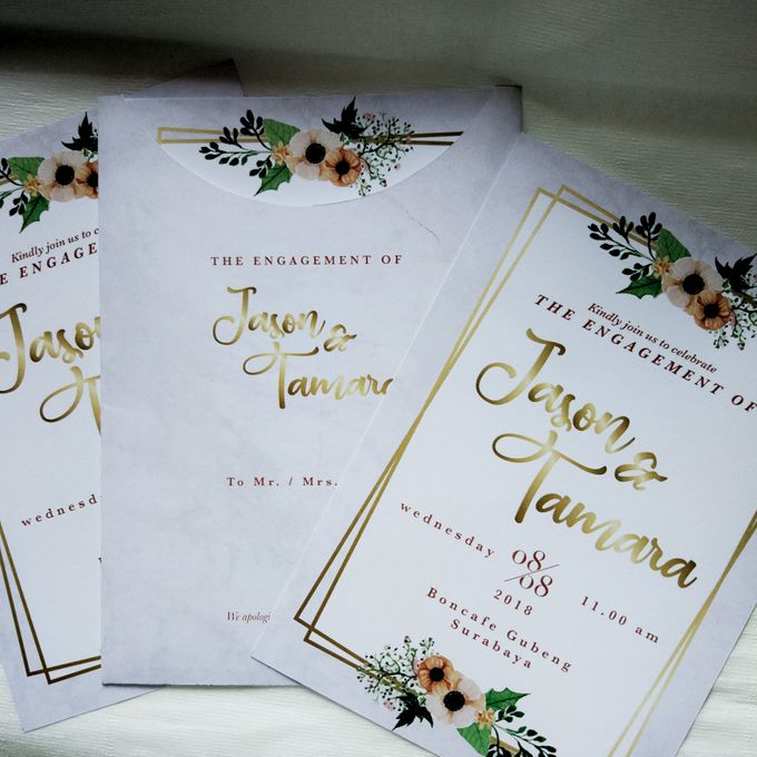 Jasen & Lina Engagement Invitation by Sweet Memoire - 001 Jasen & Lina Engagement Invitation by Sweet Memoire - 001
