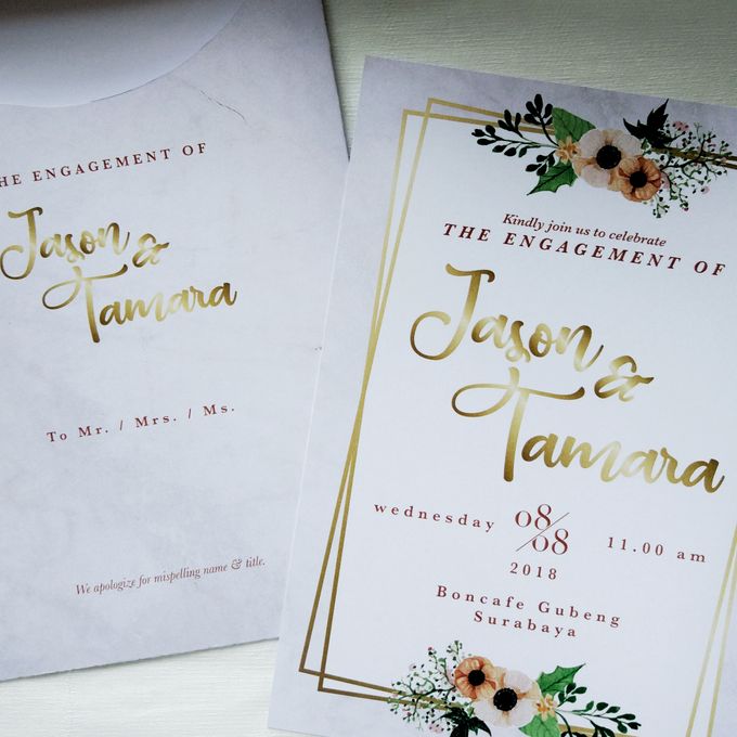 Jasen & Lina Engagement Invitation by Sweet Memoire - 003 Jasen & Lina Engagement Invitation by Sweet Memoire - 003