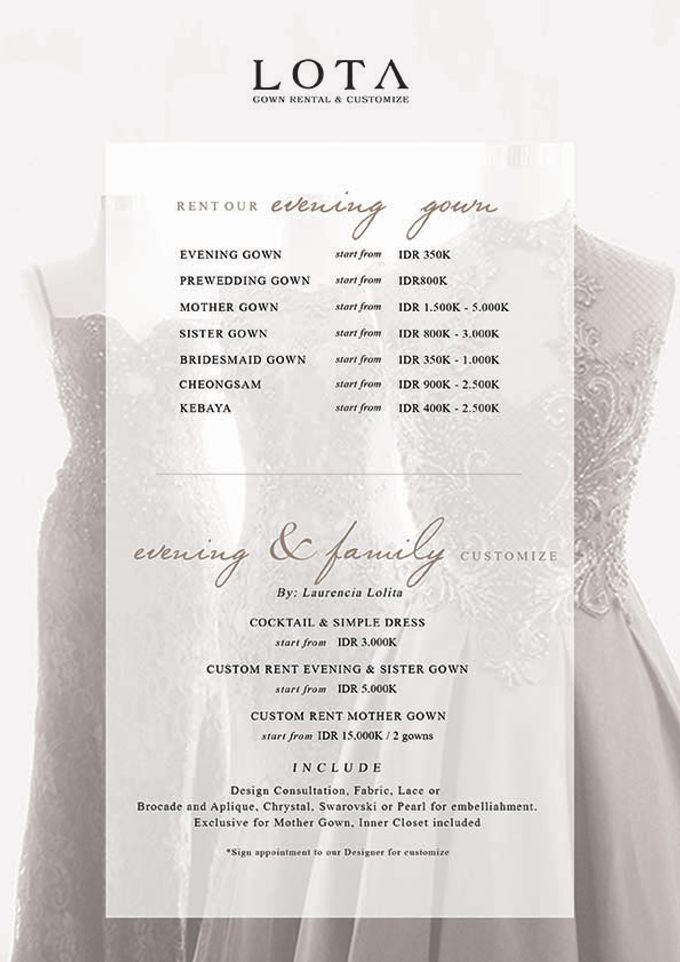 Our Pricelist by LOTA | LAURENT AGUSTINE - 003 Our Pricelist by LOTA | LAURENT AGUSTINE - 003