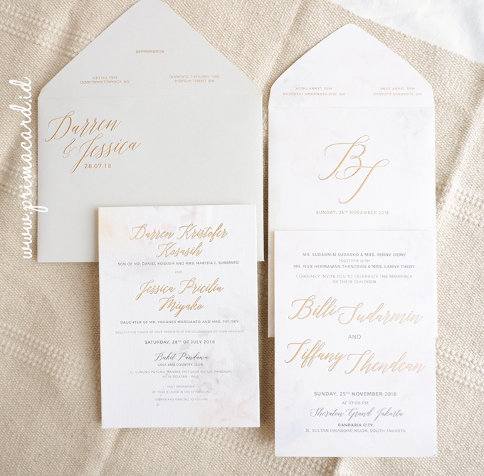 Wedding Invitation of Billi & Tiffany by Sheraton Grand Jakarta Gandaria City Hotel - 001