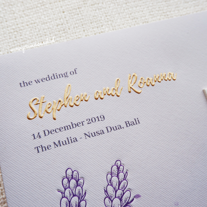 Wedding Invitation of Stephen & Roanna by Prima Card - 001