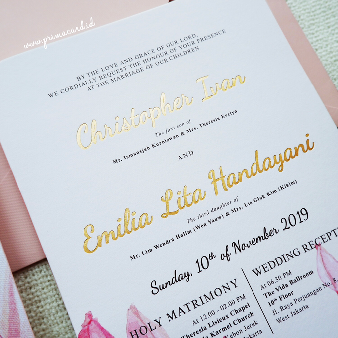 Wedding Invitation of Ivan & Lita by Prima Card - 004