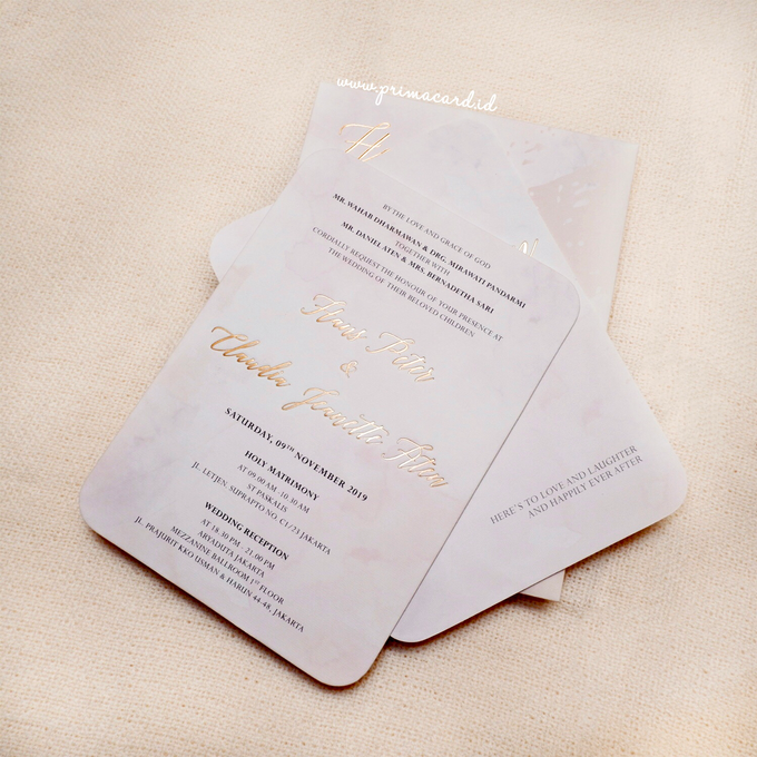 Wedding Invitation of Hans & Jeanette by Prima Card - 007