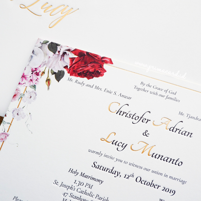 Wedding Invitation of Christofer & Lucy by Prima Card - 001