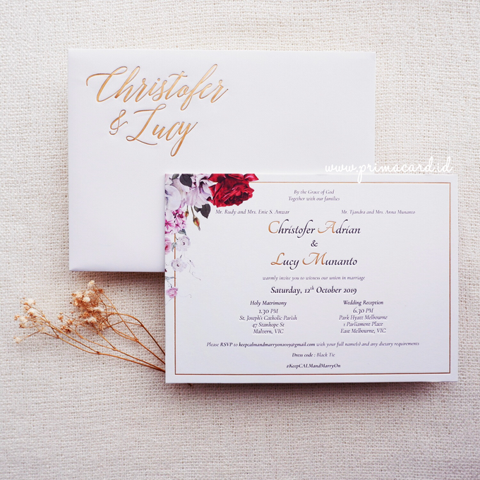 Wedding Invitation of Christofer & Lucy by Prima Card - 005