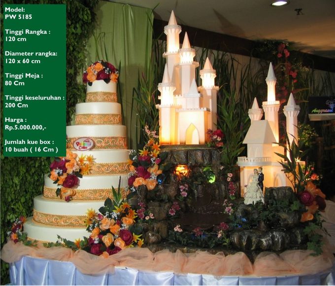 wedding cake 7 tiers by Pelangi Cake - 008