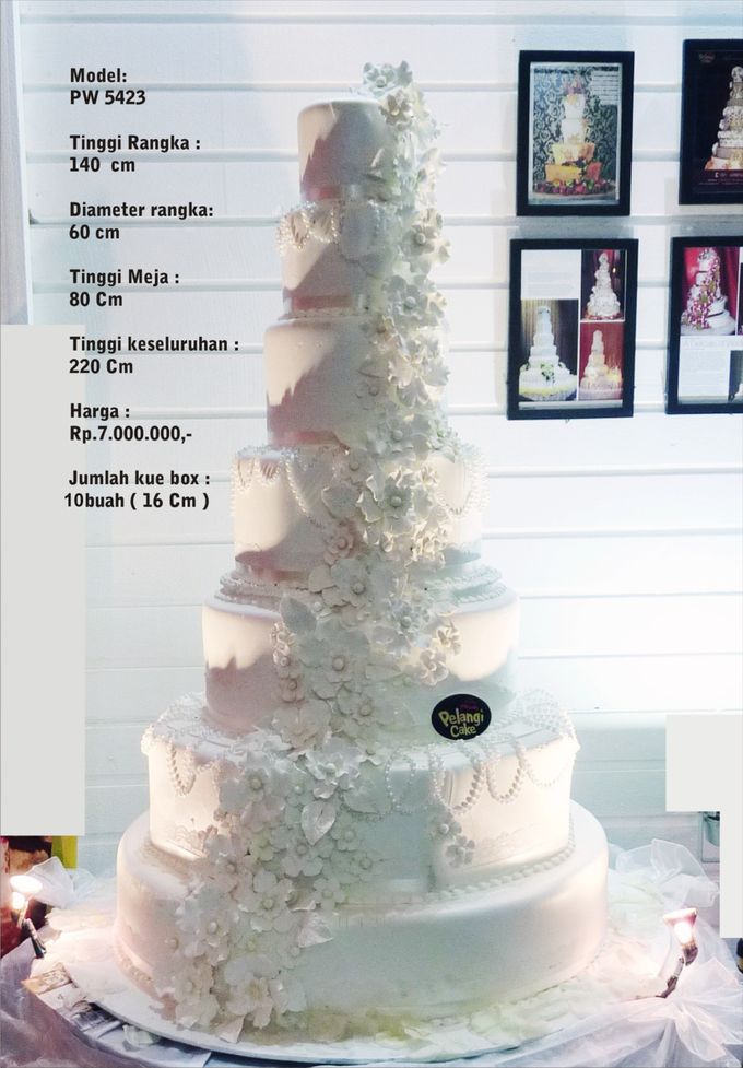 wedding cake 7 tiers by Pelangi Cake - 024