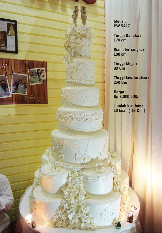 wedding cake 7 tiers by Pelangi Cake - 014 wedding cake 7 tiers by Pelangi Cake - 014