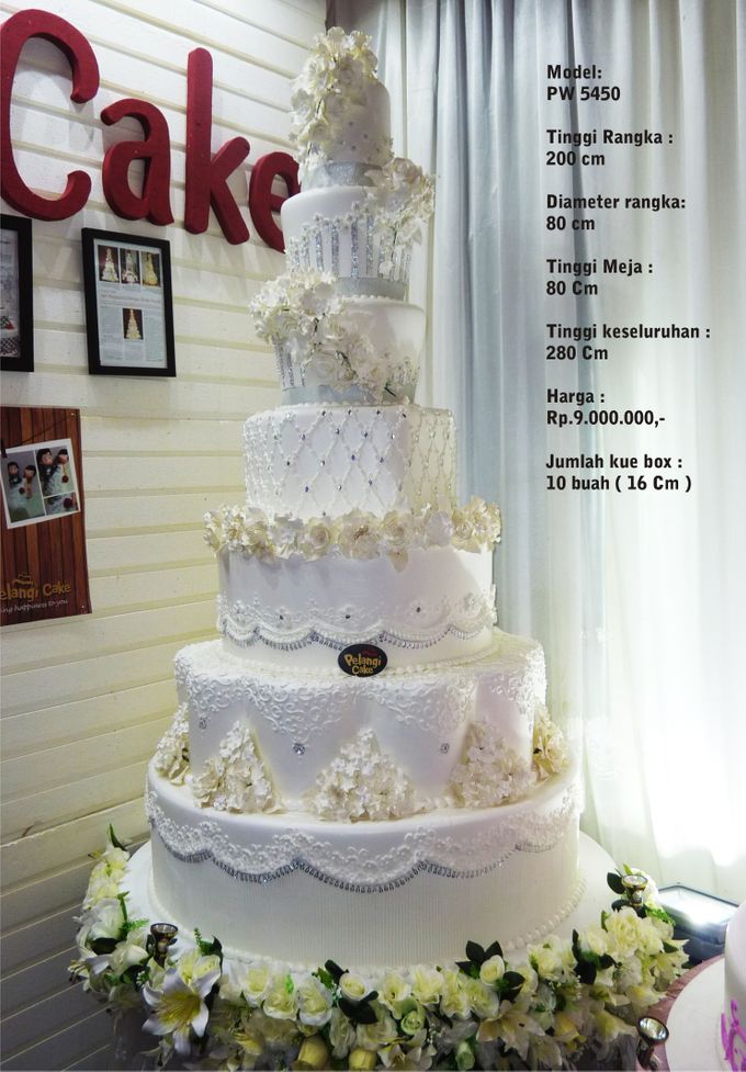 wedding cake 7 tiers by Pelangi Cake - 017