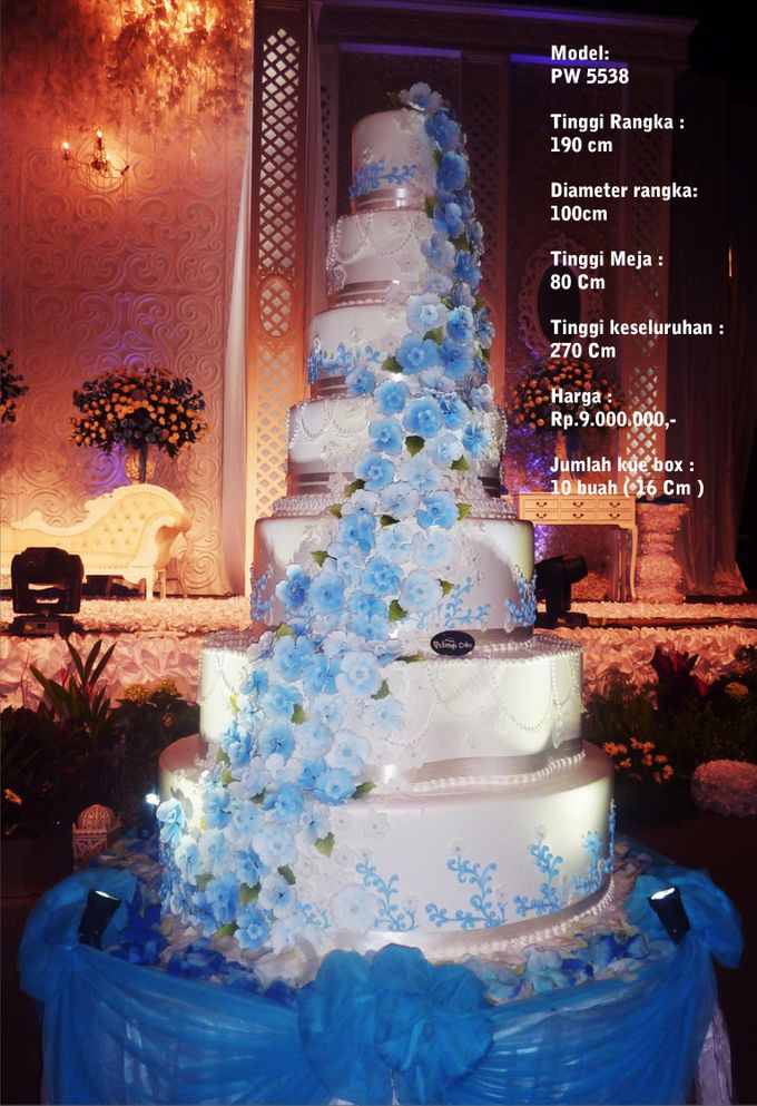 wedding cake 7 tiers by Pelangi Cake - 027