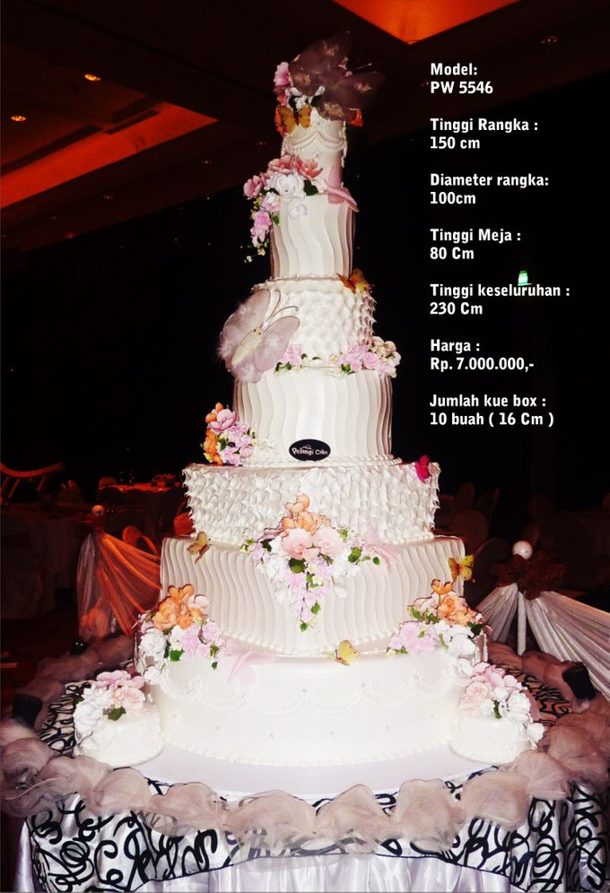 wedding cake 7 tiers by Pelangi Cake - 011 wedding cake 7 tiers by Pelangi Cake - 011