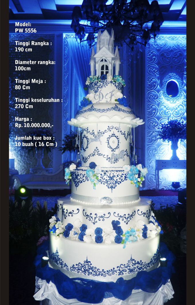 wedding cake 7 tiers by Pelangi Cake - 007