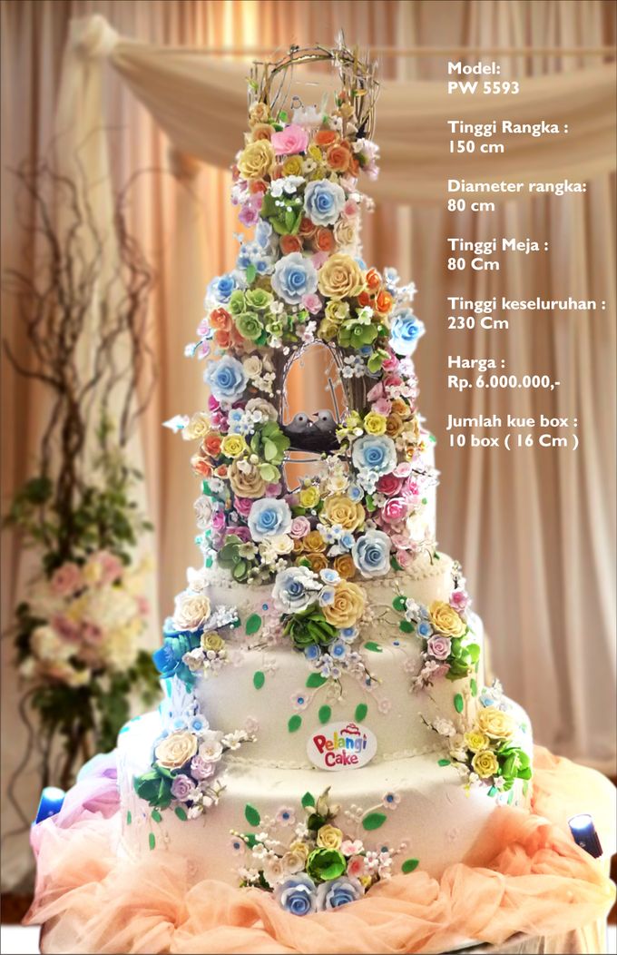 wedding cake 7 tiers by Pelangi Cake - 026