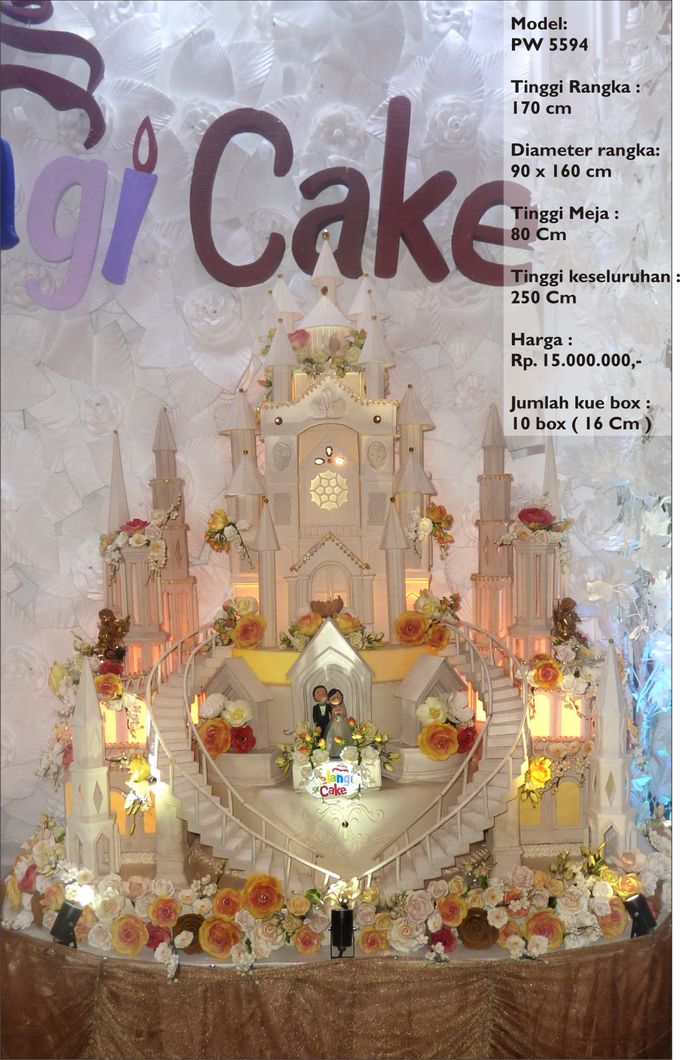 wedding cake 7 tiers by Pelangi Cake - 028 wedding cake 7 tiers by Pelangi Cake - 028