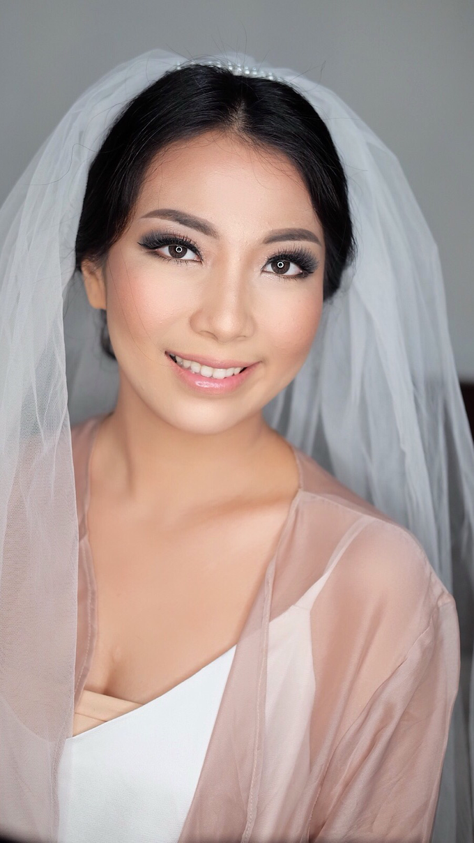 Wedding makeup for Mrs. Marisa by Rachel Make Up - 001