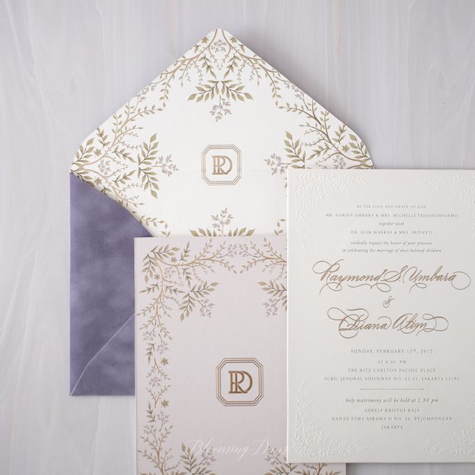 DAZZLING VIOLET by BloomingDays Invitation Studio - 001 DAZZLING VIOLET by BloomingDays Invitation Studio - 001
