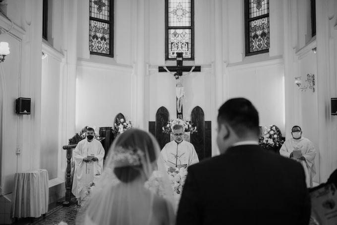 Regina & Andreas Wedding at Regina Pacis Bogor by AKSA Creative - 029