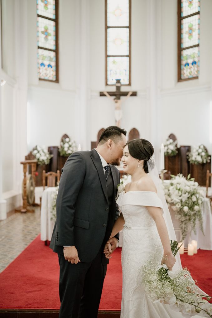 Regina & Andreas Wedding at Regina Pacis Bogor by AKSA Creative - 034