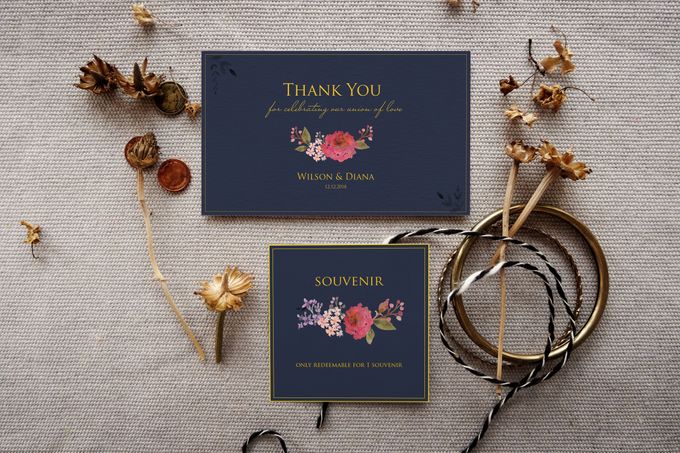 Wilson & Diana by Petite Chérie Invitation - 007 Wilson & Diana by Petite Chérie Invitation - 007
